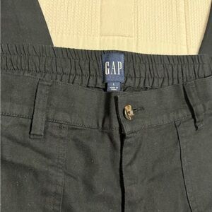 GAP Charcoal Elastic Waist Pants